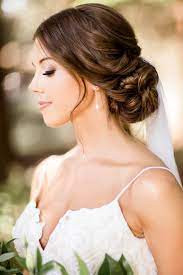Portland Wedding Photographer Kara Santa Ana Photography Simple Bridal Updo With Veil Bridal Updo With Veil Bride Hairstyles Updo Bride Hairstyles With Veil