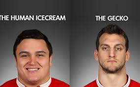 Official ACC nicknames for the Lions team this Saturday : r/rugbyunion