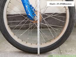 3 ways to measure a bicycle wheel wikihow