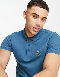 Luke williams pique polo shirt