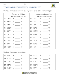 Convert fahrenheit to celsius and learn about the fahrehneit and celsius temprarature scales. Temperature Conversion Worksheet