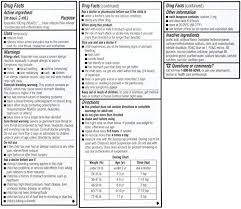 Pediacare Dosage Chart Infants Gas Relief Acetaminophen