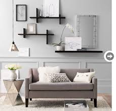 Grey living room wall decor ideas. Wall Decor How To Fill Your Blank Walls Style At Home Floating Shelves Living Room Wall Shelves Living Room Home Living Room