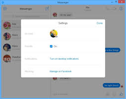 All that is handled securely by facebook. Messenger For Desktop Download