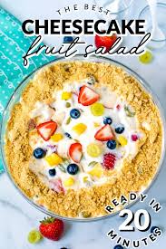 This fun fruit plate is great for thanksgiving. Cheesecake Fruit Salad Made In 20 Minutes Easy Budget Recipes