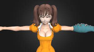 Diane seven deadly sins - Download Free 3D model by Realsonicfan1990  (@Blackdragon27) [b94a8d4]