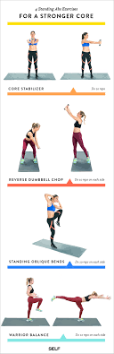 4 Standing Core Exercises That Will Sculpt Your Abs From Every Angle Standing Core Exercises Abs Workout Exercise