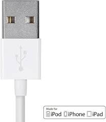 Monoprice Select Series Apple MFi Certified Lightning to USB Charge & Sync  Cable, 3ft White