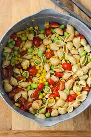 Corn And Tomato Chickpea Pasta Recipe Easy One Pot Dish Recipe In 2020 Easy Pasta Dinner Easy Pasta Recipes Chickpea Recipes Easy