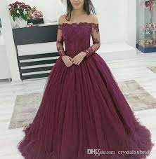 Prom Dresses 2019 Edinburgh Next Fashion Dress Model 2018 Her Prom Hairstyles For Long Sleeve Dresse Burgundy Prom Dress Prom Dresses Ball Gown Ball Gowns Prom
