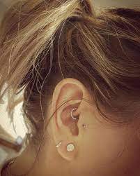 Cute Daith Tragus Jewellery Earings Piercings Tragus Hoop Piercing Stud Tragus Piercing