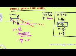 Physics Optics Lenses Converging Lens 3 Physics Optical Lens