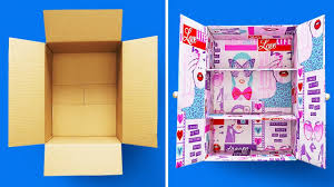 Make a box using your own craft paper and card stock. 29 Cardboard Boxes Crafts Youtube