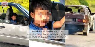 Lepas tu muka adik lelaki aku pucat lesi. Video Selamba Bawa Kereta Ronda Kampung Budak Darjah 3 Kini Diburu Polis Kisah Dunia