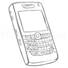 These alphabet coloring sheets will help little ones identify uppercase and lowercase versions of each letter. How To Draw A Blackberry Cellphone Coloring Page Trace Drawing
