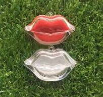 Amazon.com : Healthcom 20 Pcs 2g Clear Empty Lip Shape Lip ...
