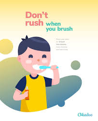 Don T Rush When You Brush Kids Brush Teeth