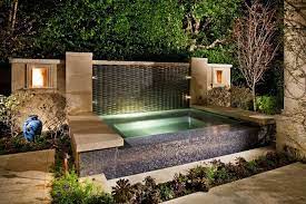 Sectional detail of water body on earth, showing necessity of floor like thickness of water proofing, pcc, rcc, slope,gunniting etc., can be planned for indoor and outdoor purposes. 16 Landscape Ideas That Use Water Features Hgtv
