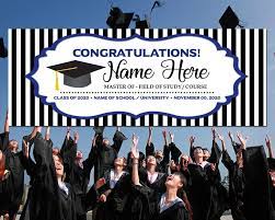 Class Of 2020 Banner Congrats Grad Banner Personalized Sign Etsy In 2021 Graduation Banner Graduation Party Banners Class Of 2020 Banner
