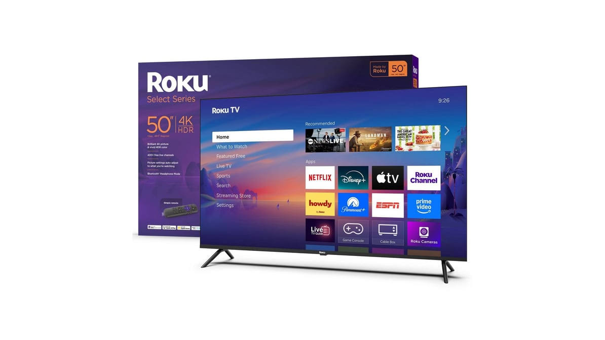 Roku Select Series 4K HDR Smart Roku TV with Roku TV Remote