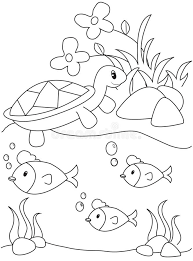 So, after having the turtle coloring pages activity, you can invite them to draw with you. Turtle And Fish Coloring Pages 116 Fine Coloring Difficulty