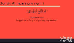 Situs mudah dibaca, cepat dibuka & hemat kuota. Tuliskan Surat Al Mu Minun Ayat 1 11 Dalam Bahasa Arab Latin Beserta Artinya Yang Bagus Aku Jadikan Brainly Co Id