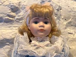 Charming Porcelain Doll, Circa 1995, by Artmark, Original Box, Excellent  Condition