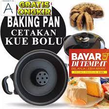 Waktu memanggang bolu pakai bakingpan. Bayar Di Tempat Oem Baking Pan Kue Bolu Panggang Tanpa Oven Pemanggang Kue Cake Baker Loyang Bolu Panggang Gas Cetakan Kue Sekai Kirin Bima Tangkring Lazada Indonesia