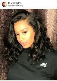 Black wavy hairstyles look lovely, don't they? Hair Extensions For Black Women Hair Waves Hair Styles Front Lace Wigs Human Hair