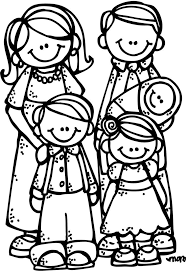 Coloring Page Of Family Family Coloring Pages Family Clipart Coloring Pages