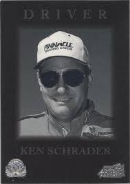 Ken Schrader 1996 FLEER ULTRA CERTIFIED AUTHENTIC RACING PACK PULLED signed  card