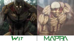 Wit Studio Vs Mappa Drawing Comparison Attack On Titan 4 Season Youtube