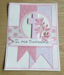 Per Il Battesimo Di Giada Battesimo Cardmaking Biglietto Card Scrapbooking Battesimo Biglietti Fatti A Mano Fatto A Mano