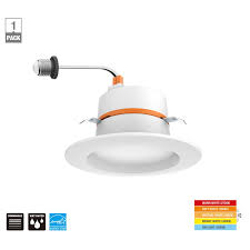 If you're remodeling your home or replacing older products, let us do it for you. Commercial Electric 4 In Color Temperature Selectable Integrated Led Recessed Trim Ns01ca09er2 259 The Home Depot Commercial Electric Can Lights Recessed Lighting