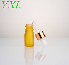 China 5ml Frosted Green Yellow Pink Dropper Glass Bottle Essential Oil Glass Cosmetic Packaging Bottle China Essential Oil Bottle Dropper Bottle