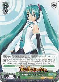 Pd S29 E029 Hatsune Miku V3 Rr Weiss Schwarz English Singles Hatsune Miku Project Diva F 2nd Big N Collectibles