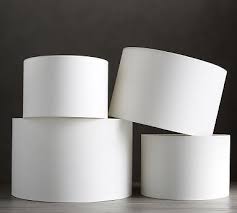 Gallery Shade Mediummediumlinen Cottonwhite Drum Lampshade Lamp Shade Beautiful Lamp
