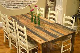 Dining table out of pallets wood. Diy Pallet Dining Table Pallet Dining Table Pallet Kitchen Diy Dining