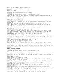 Harry Potter And The Chamber Of Secrets Script Pensieve