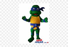 They have been only in comic books in the beginning (1984) and then came the ninja turtles cartoons series, video games, toys and even ninja turtle merchandise. Ninja Turtle With A Yellow Belly Wearing A Blue Mask Kitty Cat Cartoon Spotsound Ltd Mascot Costume Wearing Free Transparent Png Clipart Images Download