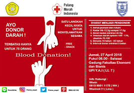 Lebih banyak donor darah file poster,flyer,kartu dan brosur unduh. Ayo Donor Darah Yayasan Administrasi Indonesia