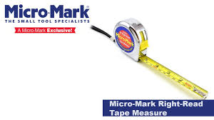 Lefty / righty procarpenter standard reverse 16' tape measure. Micro Mark Right Read Tape Measure Allows Accurate Measurement With The Right Hand Youtube
