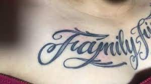 Tato a z huruf keren buat tato tattoo font editor tattoo font tato a z huruf keren buat tato tattoo font editor tattoo font elega: Yang Keren Ada Di Sini Tato Tulisan Pada Dada Seorang Wanita Youtube
