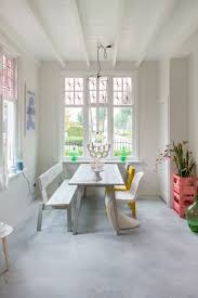 In This Netherlands Home No Color Is Off Limits Mismatched Living Room Furniture Wood Floor Dining Room Casual Dining Rooms