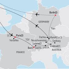 The cheapest way to get from switzerland to france costs only 88€, and the quickest way takes just 3¾ hours. France Switzerland Austria Germany Student Tour Explorica