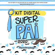 Veja mais ideias sobre dia dos avós, avô, dia da vovo. Pandoca Design Lancamento Kit Digital Super Pai 2020 Facebook