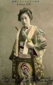 Woman Samurai Warrior 12 Rare Vintage Photos Of Japanese Ladies With Their Katana Swords Female Samurai Japanese Warrior Samurai Warrior