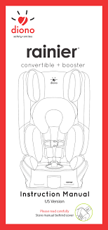 • double check your work. Diono Rainier Instruction Manual Pdf Download Manualslib