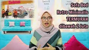 Sofa bed merupakan pilihan tepat untuk anda yang tinggal di apartemen ataupun rumah minimalis dengan material pelapis sofa bed inilah yang membedakan harga dan kualitas sofa bed. Sofa Bed Retro Minimalis Murah Dibawah 1 5 Juta Youtube