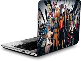 Laptop skins for all types of notebook computers, including hp, acer, dell, asus and more. Buy Sanctrix Laptop Skin Anime All In One Anime Theme Vinyl Skin 14 To 17 Inch Online 199 From Shopclues